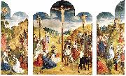 Hugo van der Goes Calvary Triptych oil